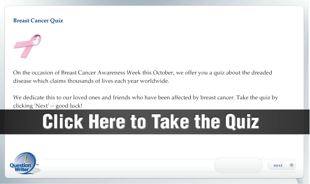 Take the Breast Cancer Quiz now!