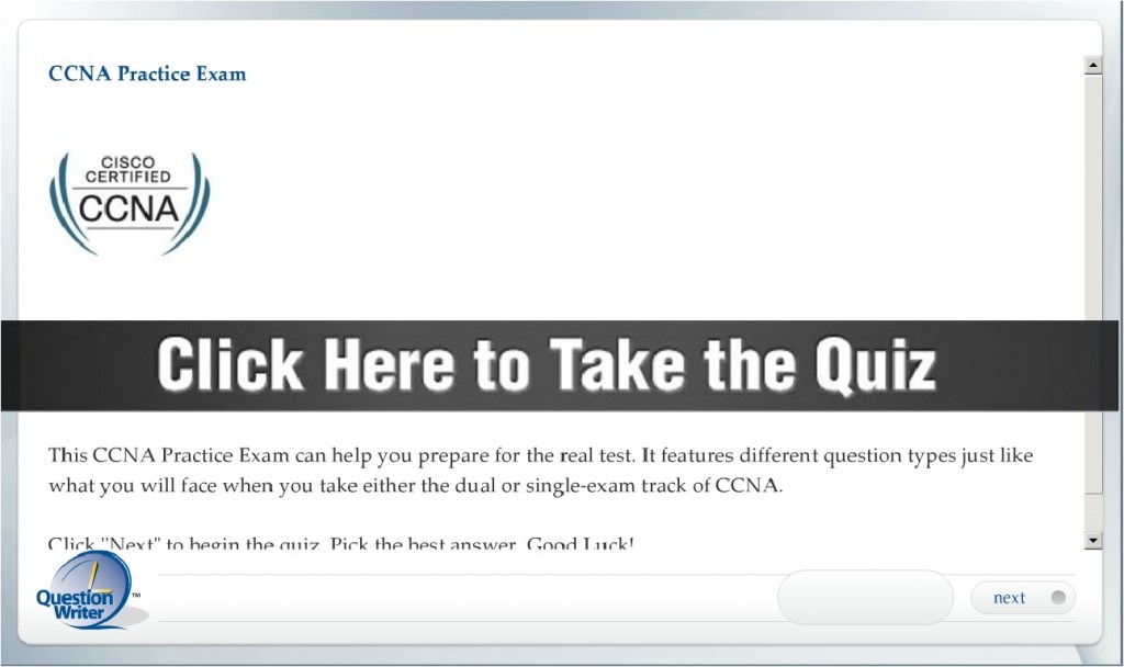 Take the free CCNA Practice Exam!