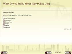 Oil and Gas Quiz Template