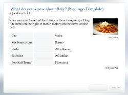 HTML5 Quiz sample